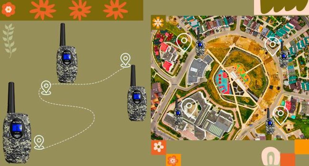 Retevis RT628 Walkie Talkie Kinder, 8 Kanäle VOX LCD Display, DCS/CTCSS, Geschenke Kinder für Jungen und Mädchen im 6–12 Jahren für Camping