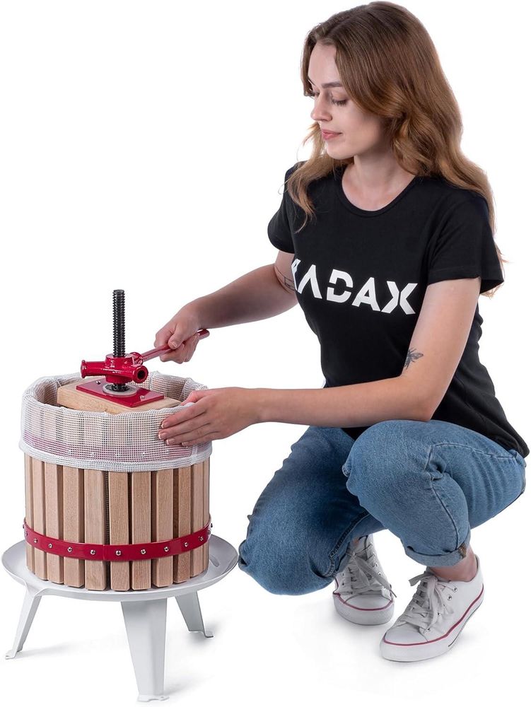 KADAX Soft Fruit Press Entsafter Squeezer Weinliköre 12L + Beutel