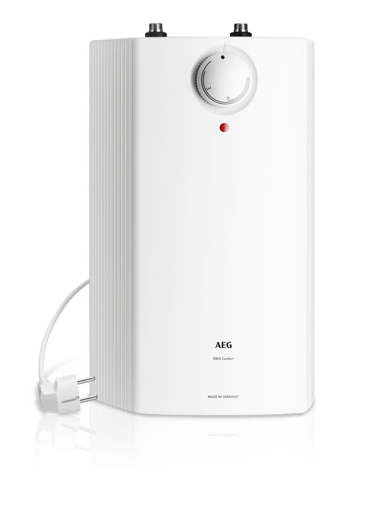 AEG Huz 5 Comfort mit ThermoStop-Technologie, Untertischboiler 5 Liter Niederdruck, stufenlose Temperaturwahl von ca. 35-85 °C, mit Stecker 230V