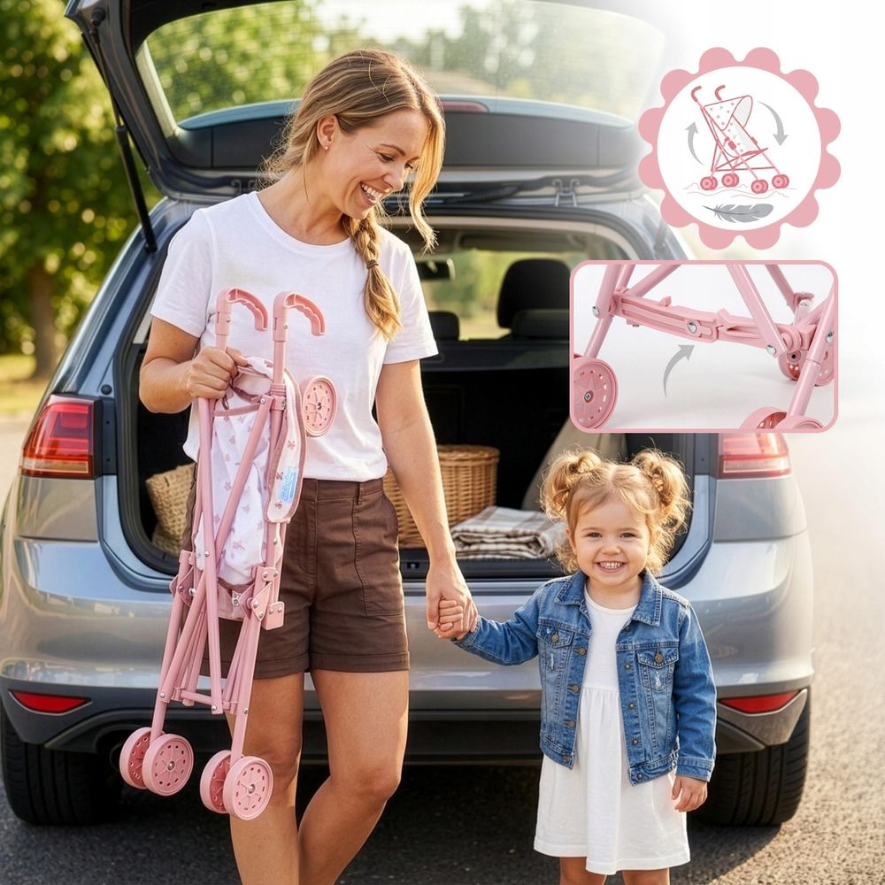 Klappbarer Puppenwagen
