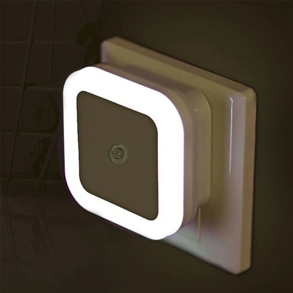 LED Nachtlicht Steckdose Dimmbar Warmweiß Schrankleuchte Nachttischlampen Nachtlampe für Baby Kinder Kinderzimmer Schlafzimmer Treppe Weiß Retoo