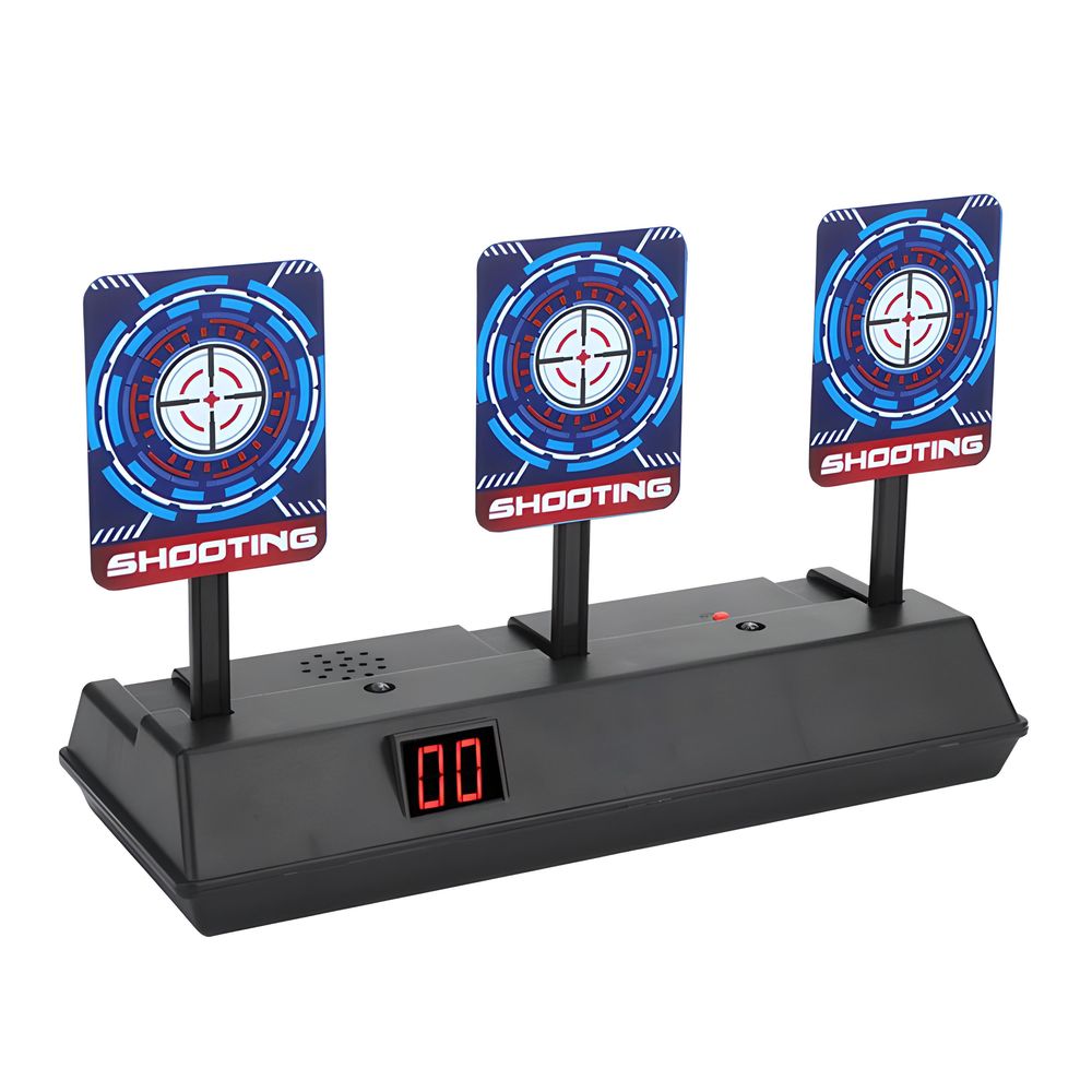 Digitale Zielscheibe mit LCD, Elektronische Zielscheibe, Schießscheibe mit Sound und Punktzahl für NERF Blaster, Spielzeugpistole Retoo