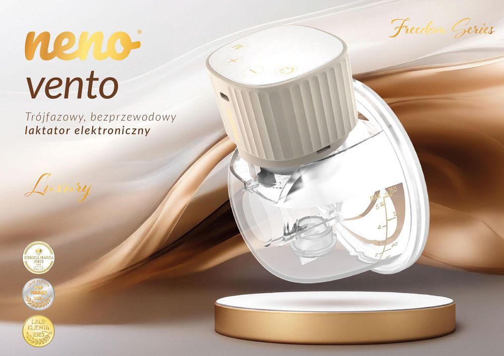 Neno Vento – bezprzewodowy laktator hands-free z 3-fazową technologią