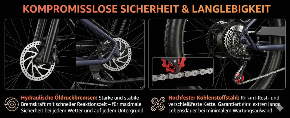 Gunai E-Bike Elektrofahrrad 29 Zoll Citybike Pedelec Damen Herren, 720Wh Akku, 120 km, 250W, 25 km/h, 80 Nm, Shimano 7-Gang, Hydraulikbremsen LCD