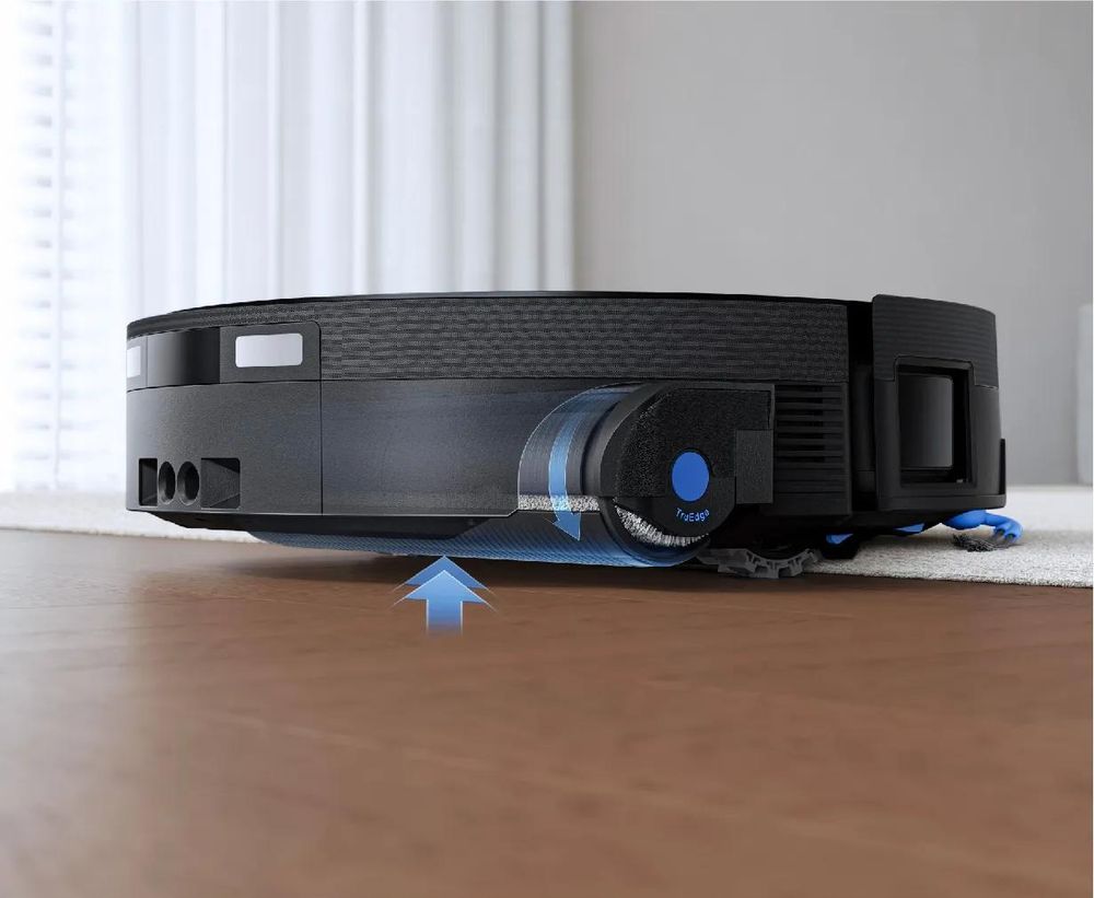 ECOVACS DEEBOT X12 PRO OMNI 22.000 Pa Staubsauger Roboter mit 2pcs Originale Reinigungslösung, FocusJet-System zur Fleckenvorlösung, schwarz