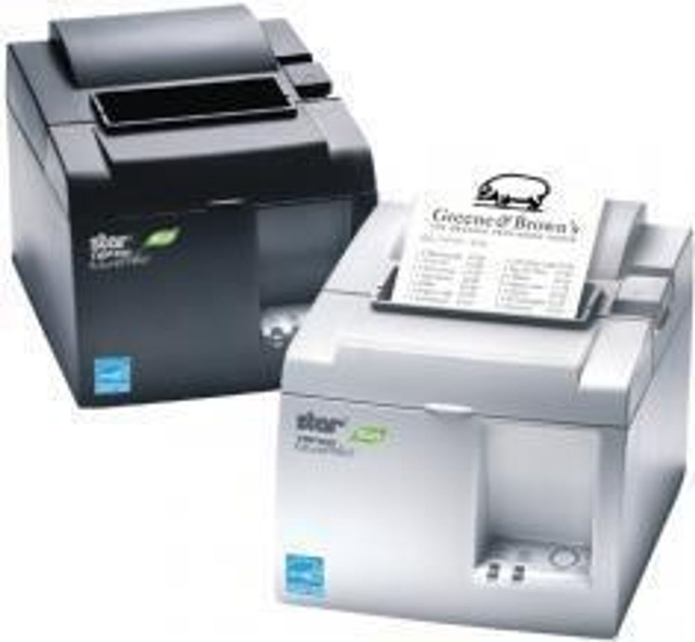 Star Micronics TSP143IIU+ GRY UK Desktop Direktthermodrucker - Monochrom - Quittungsdruck - USB - USB-Schnittstelle - UK - With Schneider - Grau - 200 mm/s Monodruck - 203 dpi Druckauflösung - Automatisch Schneiden
