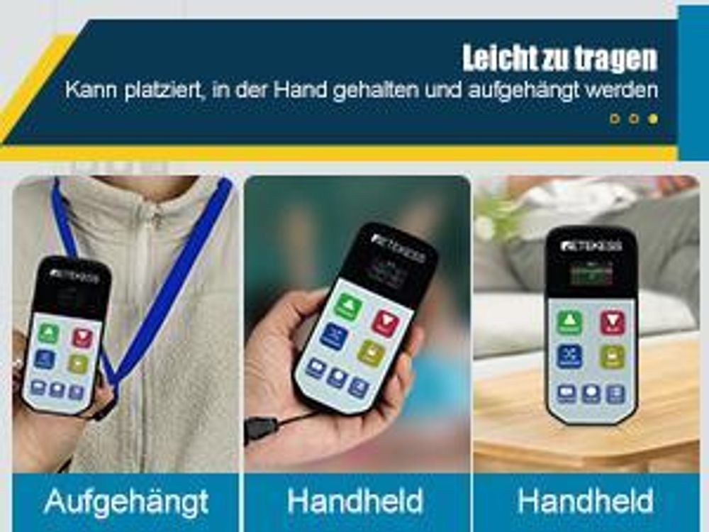 Retekess TM102 Wireless Buzzer System, Spiel Summer, Countdown Rush und Zufallsmodus, Warnung bei Niedrigem Batteriestand, für Wettbewerbe, Quiztests