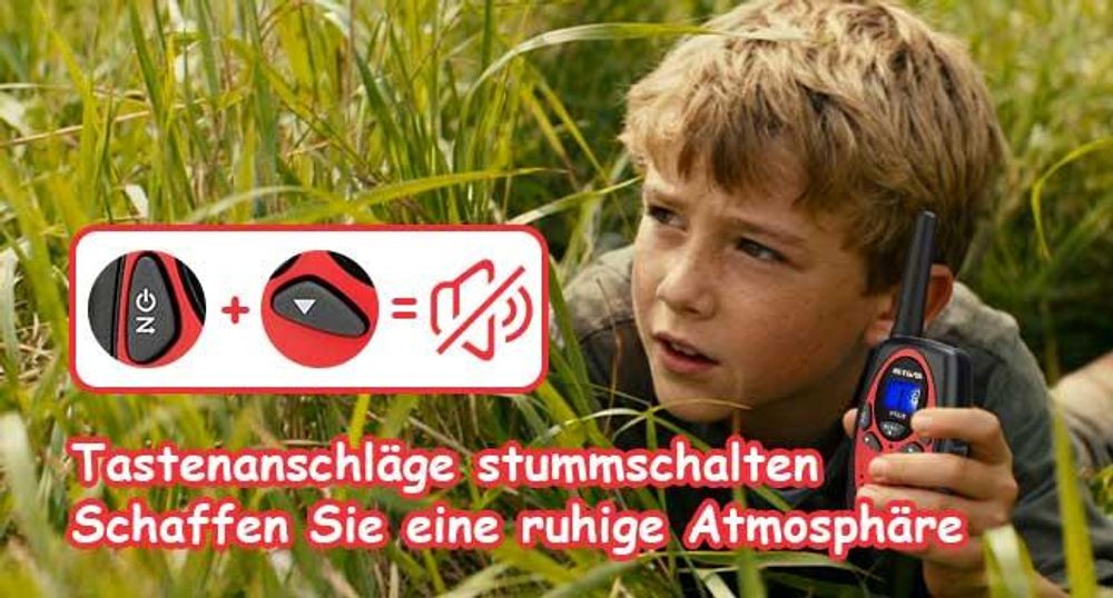 Retevis RT628 Walkie Talkie Kinder, Geschenke für Kinder, mit Taschenlampe, DCS/CTCSS, Spielzeug ab 6-12 Jahre, für Camping Familienspiel