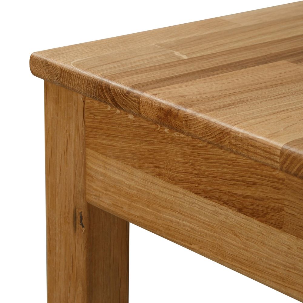 Krok Wood Esstisch Tomas aus Massivholz in Eiche 70x50x75 cm
