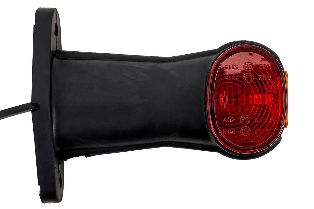 ASPÖCK SUPERPOINT II Umrissleuchte universal 12 V 125 x 100 mm IP68 Front, Heck und Seitenmarkierungslicht E9 ADR Zone 2 für Anhänger und Lkw