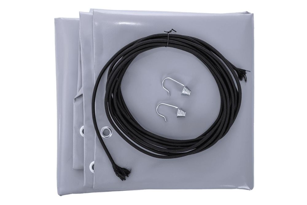 MANTES Flachplane 236x129 cm für Neptun N7-236 PTW RT Anhänger Grau