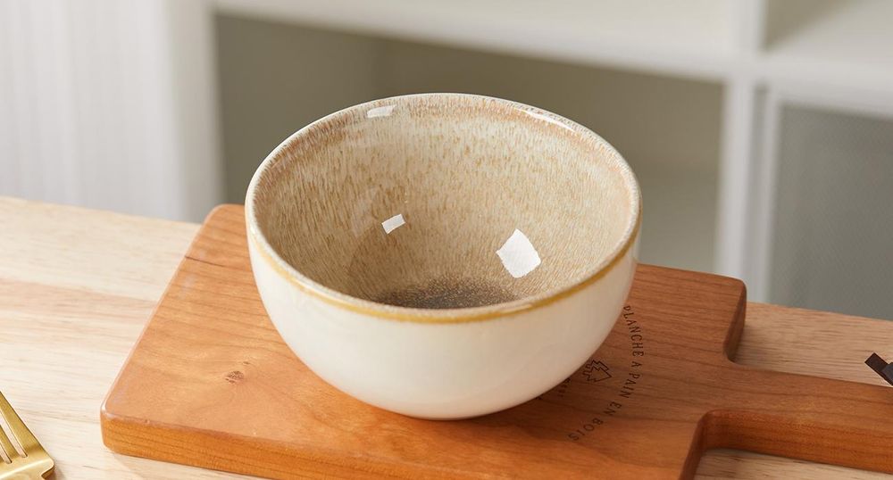 Tafelservice, 16tlg Kombiservice, Geschirrset mit Suppenteller Dessertteller Müslischale für 4 Personen Reactive-Glaze, Steingut, Mikrowellenherd