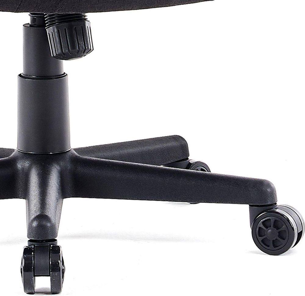 SENSE7 Prism Gaming Krzesło materiałowe czarne – ergonomiczne krzesło biurowe Krzesło do komputera Krzesło dla graczy Funkcja bujania Krzesło dla graczy 120 kg Tkanina HDF™