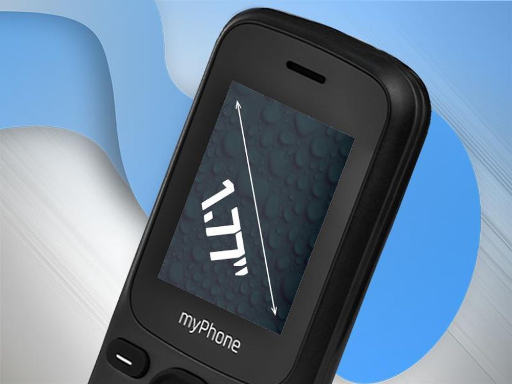 myPhone 2220 Tastentelefon große Tasten Farbdisplay 1,77" Akku 600 mAh Fackel Radio mp3 Dual-Sim bluetooth Mobiltelefon für Senioren beleuch