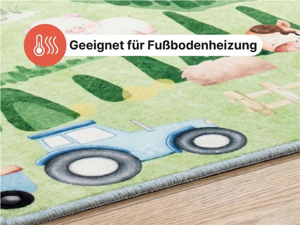 TAPISO KIDS Kinderteppich Rutschhemmend 140 x 200 cm