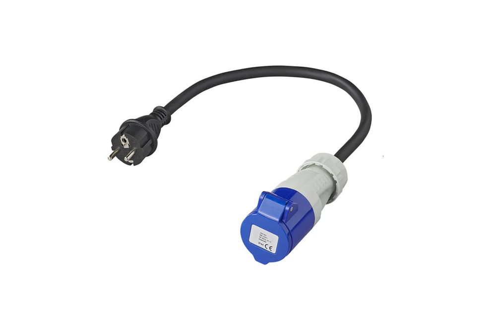 Adapterkabel 40cm von Schukostecker auf CEE