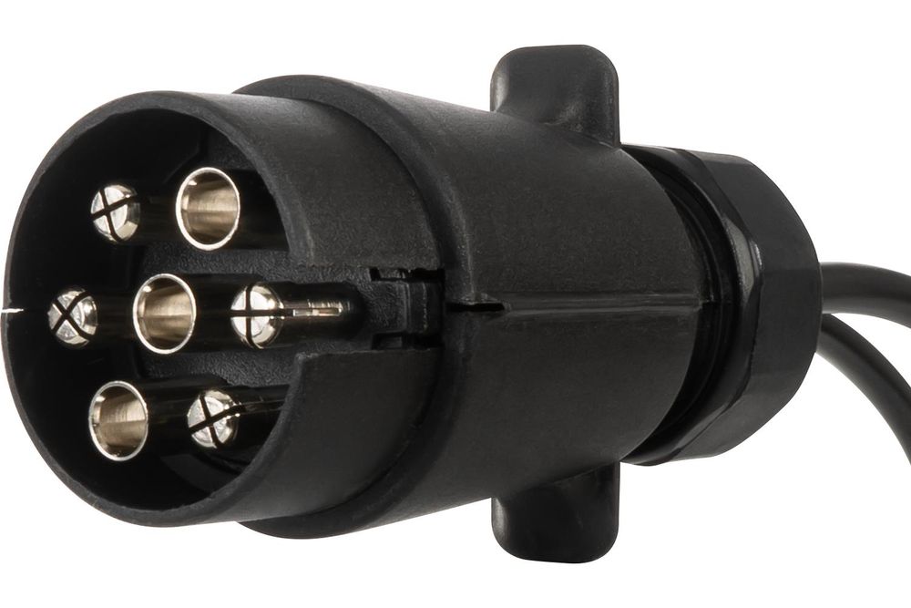 DOBPLAST MANTES Anhänger Beleuchtungsset DPT35 7-polig 4 m 12 V 0,5 mm2 für Anhänger und Pritschenanhänger 2x 5-polig Bajonett