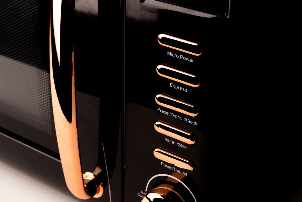 Haden Microwelle Black and Copper 800 W, schwarz