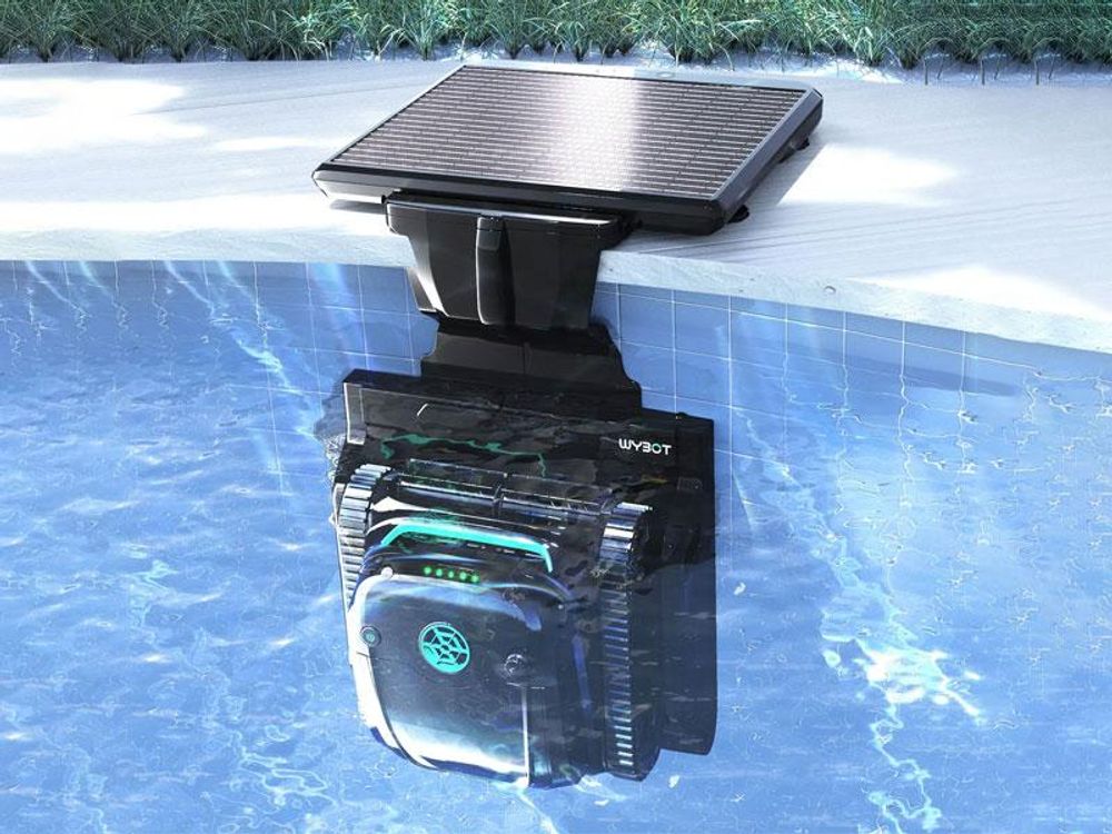 Wybot Poolroboter S2 Solar Kabellos App Boden Wand Wasserlinie