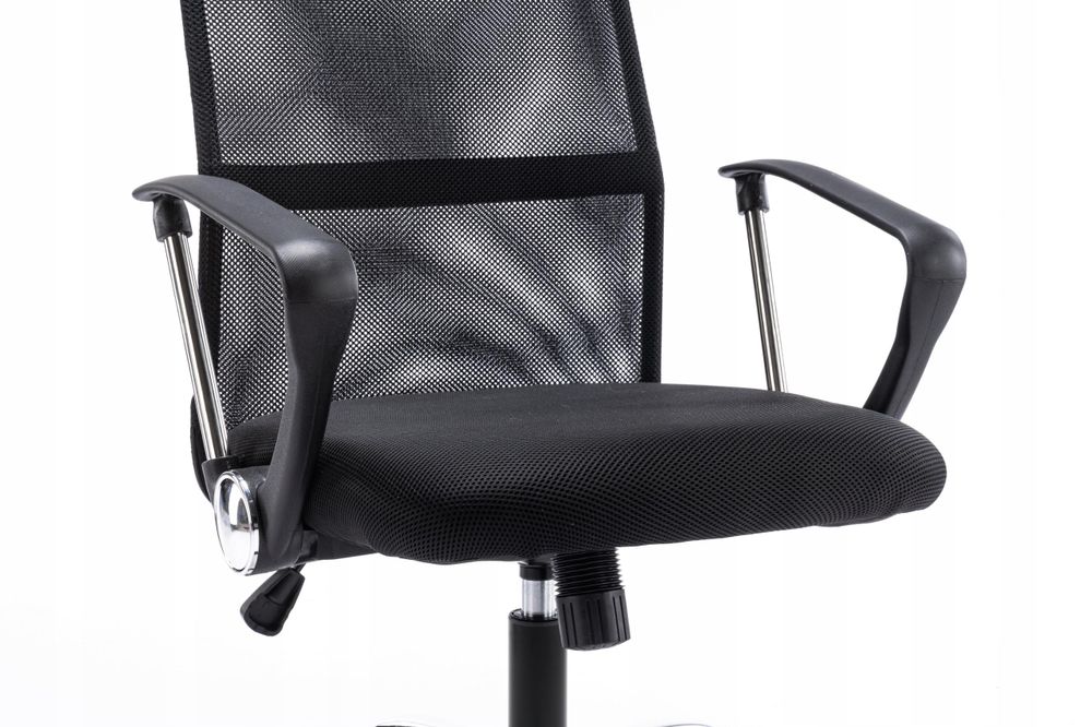 Fotel biurowy SŁAWEK, krzesło biurowe obrotowe, ergonomiczne, wzmocniona