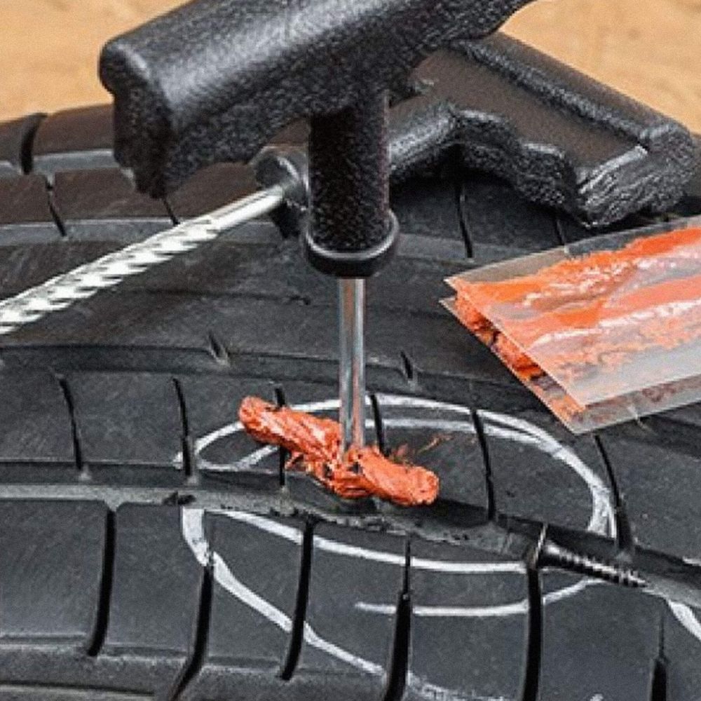 Reifen Reparaturset Flicken Set Autoreifen Reparatursatz Pannenset Flickzeug Reparatur Roller Motorrad KFZ Tire Repair Kit Retoo