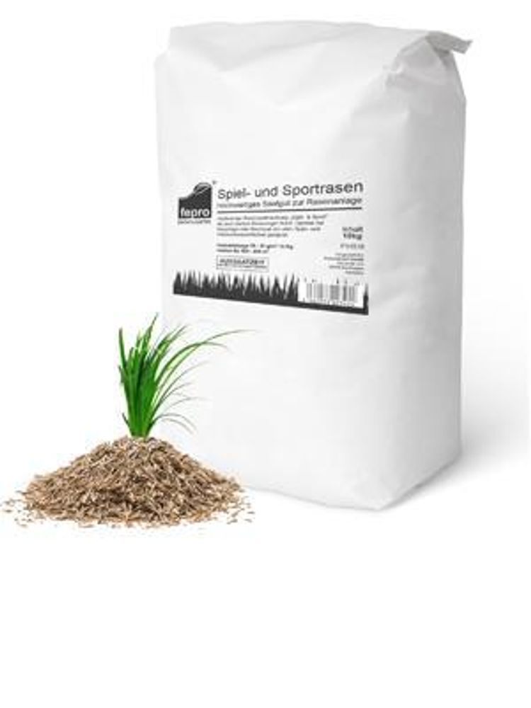Fepro® Spiel- und Sportrasensaat, 10kg Sack