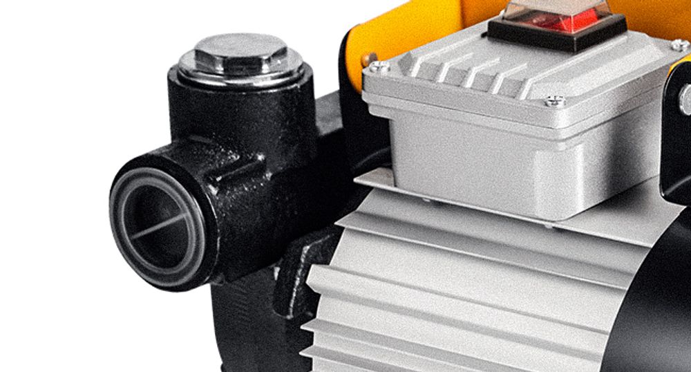 Wiltec pompa do oleju opałowego i napędowego 230V/550W 60l/min samozasysająca pompa z automatycznym pistoletem, pompa paliwowa, pompa ssąca