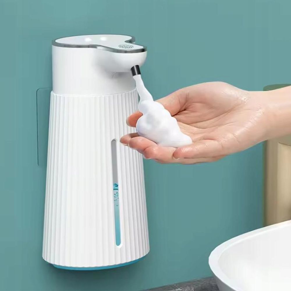 Bezdotykowy Dozownik Mydła Płynu 400ml Automatyczny Dyspenser Duży USB-C IR