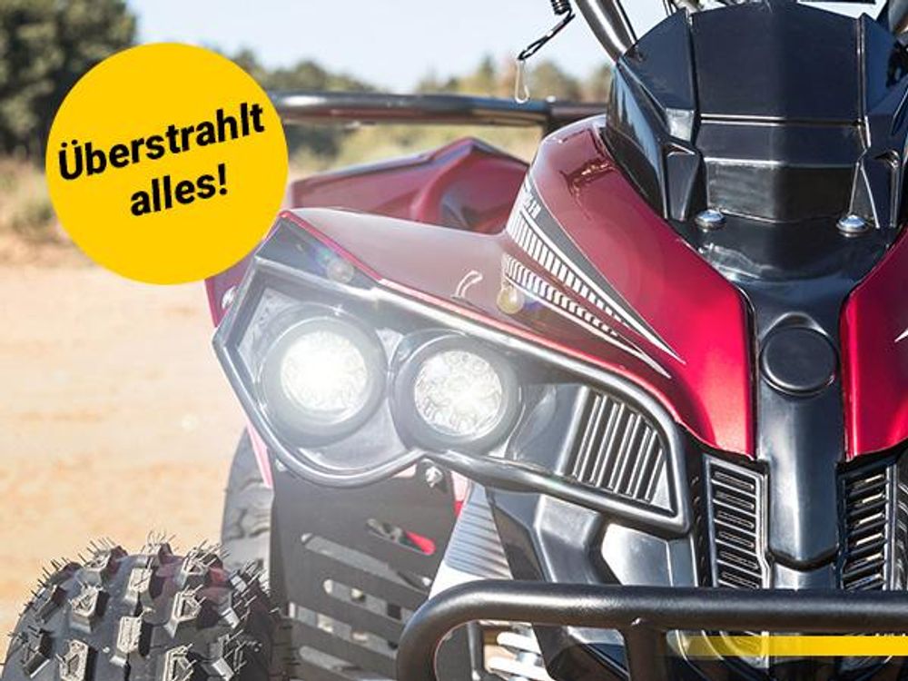 Actionbikes Motors Benzin Jugendquad S-10 | 125 ccm - Offroad Quad - ATV - Jugend Fahrzeug - Midi Quad - Pitbike - Pocketquad (lackiert Camouflage)