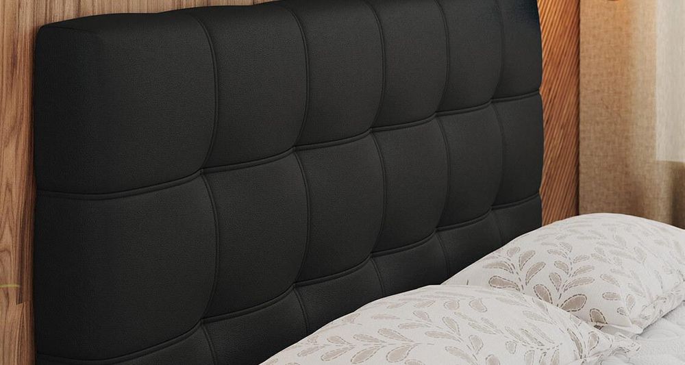 Boxspringbett, Polsterbett, Bett, Schlafzimmer - ERNI-KING - 120 x 200 cm - Weiß - H4