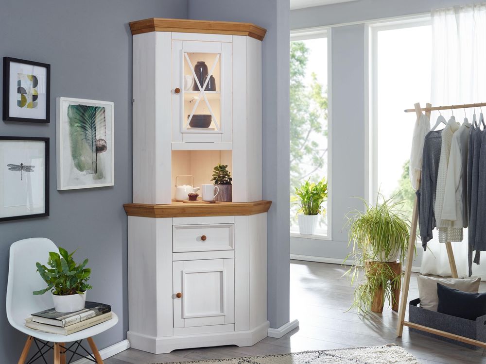 Buffetschrank WZ-0133 von Lebenswert – Buffet mit Landhausflair und massiver Kiefer