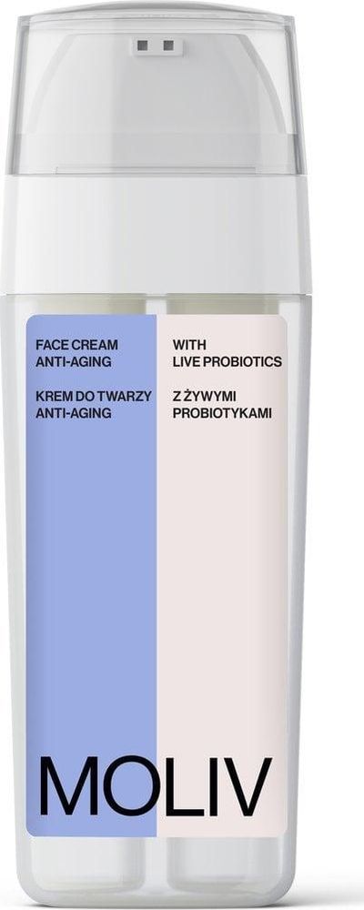 MOLIV Gesichtscreme mit lebenden Probiotika. Anti-Aging 30 ml