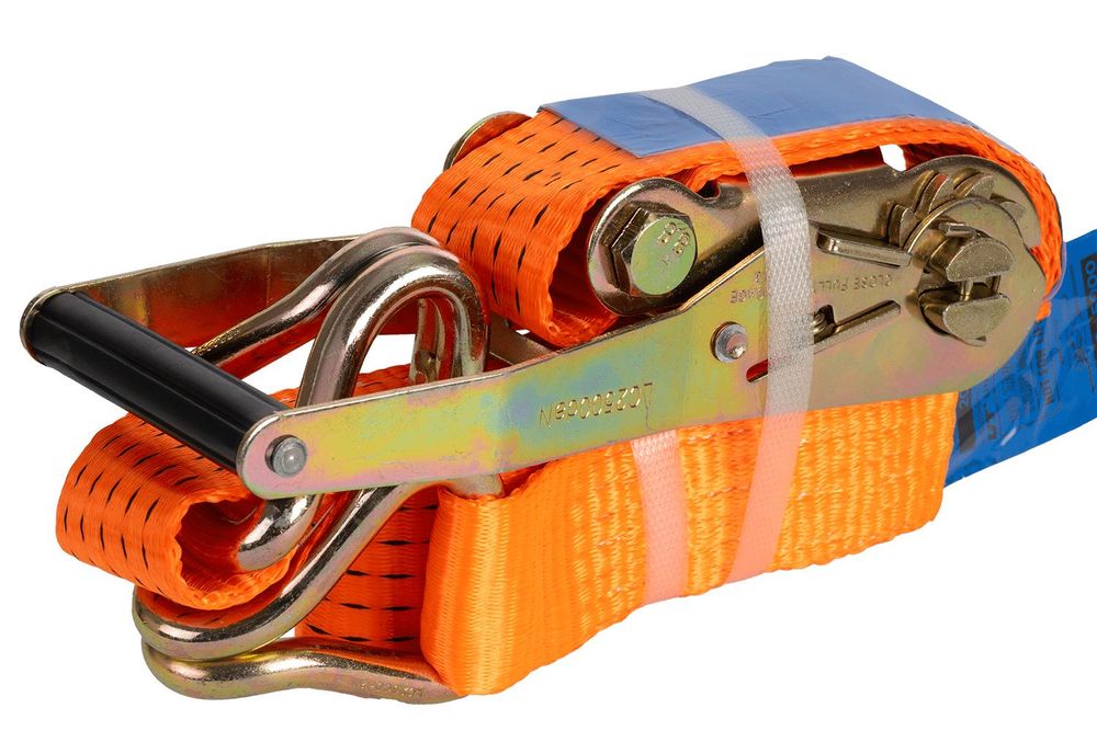 Unitrailer 3 M/50 Mm/5 T Orangefarbenes Transportband Mit Spanner