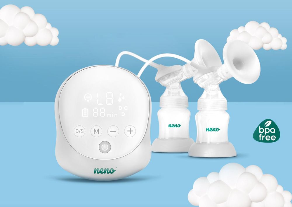 Kabellose Milchpumpe mit 14 Intensitätsstufen und USB-C-Aufladung