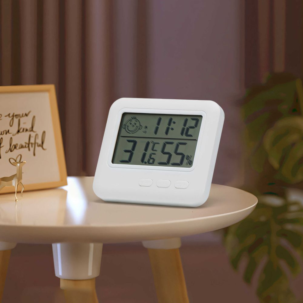 Thermometer Hygrometer Digital LCD Sensor Temperatur Thermo-Hygrometer Luftfeuchtigkeit Raumthermometer Babyzimmer Wohnzimmer Büro Kühlschrank Retoo