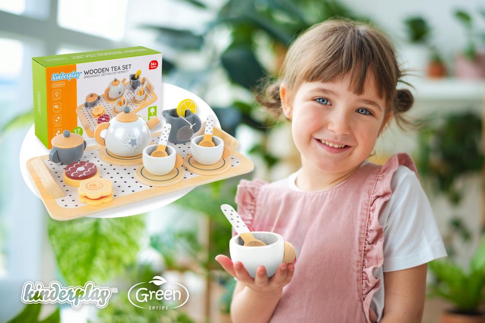 Teeparty Rollenspiel Set für Kinder aus Holz