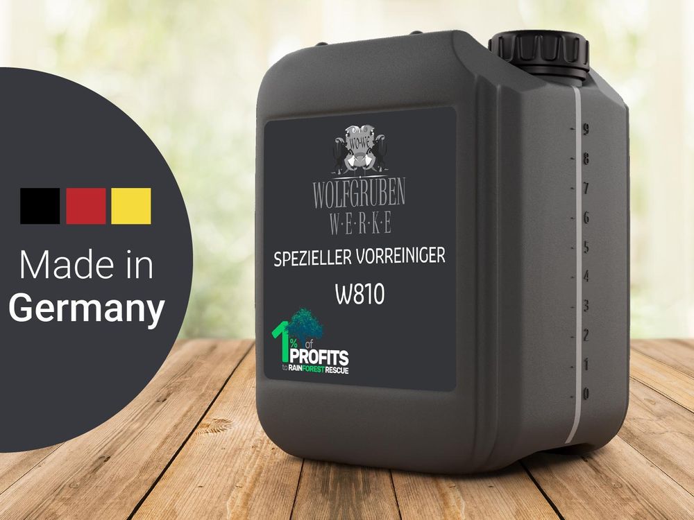 WO-WE Spezieller Vorreiniger W810 Technische Daten