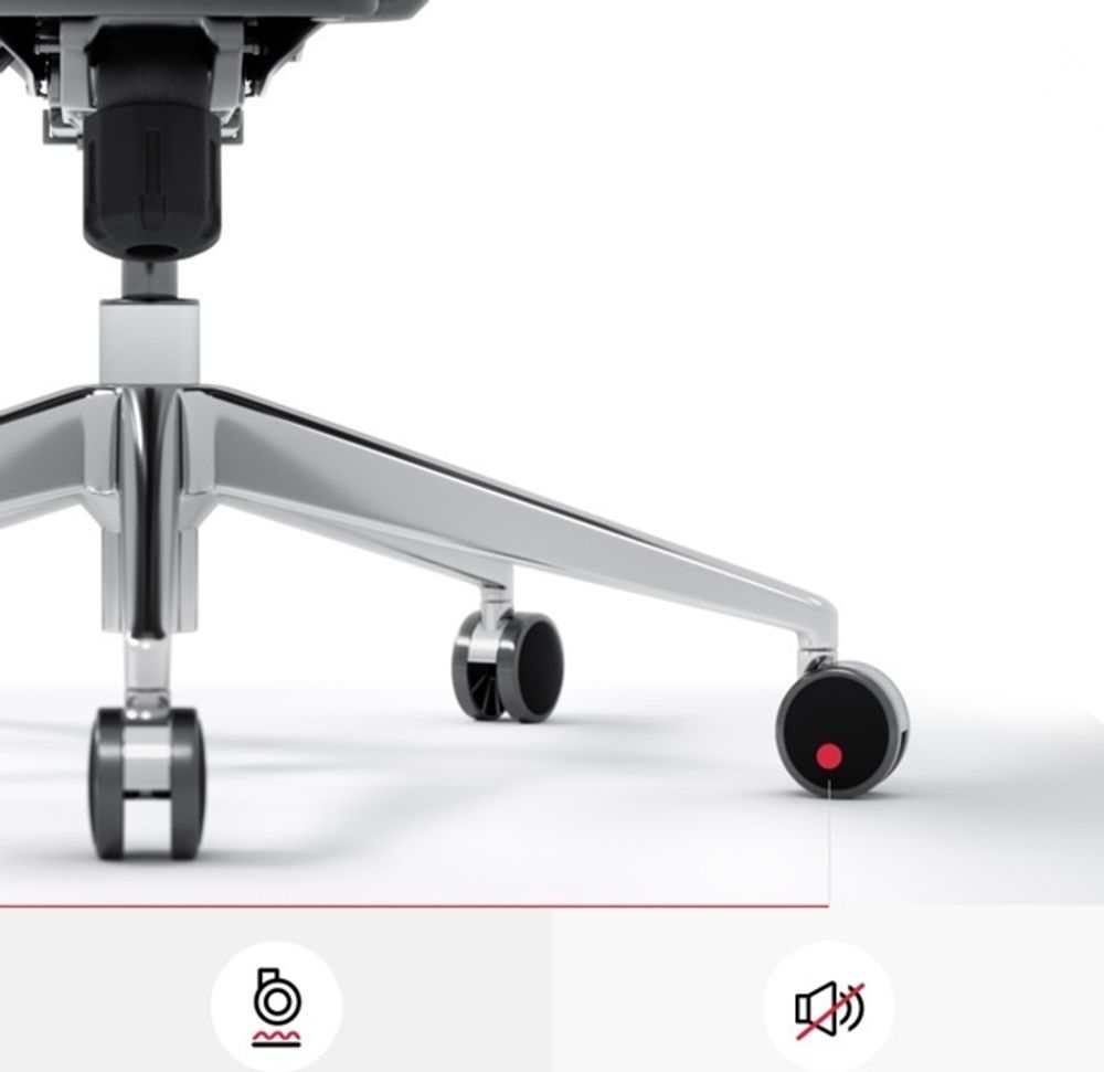 Diablo V-Basic Bürostuhl Chefsessel Netzstoff verstellbare Armlehnen höhenverstellbar ergonomisch Farbwahl Farbe: Weiß/schwarz