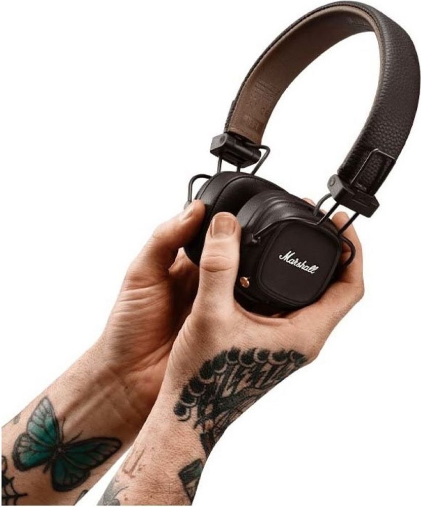 Marshall Major IV On-Ear BT-Kopfhörer braun