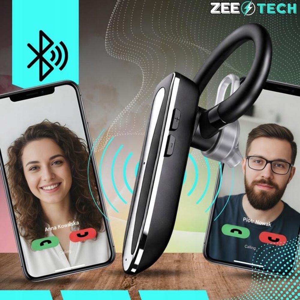 Kabelloser Bluetooth-Kopfhörer für Gespräche – Headset-Set für Fahrer