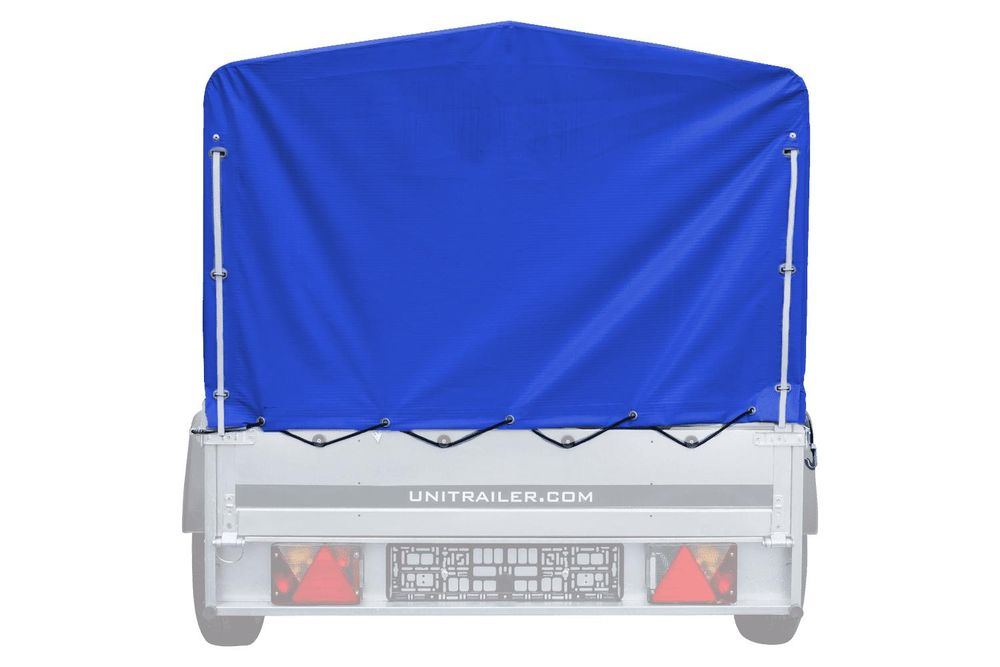 UNITRAILER – Plachta na príves, 230x125 cm, modrá, vysoká (80 cm)