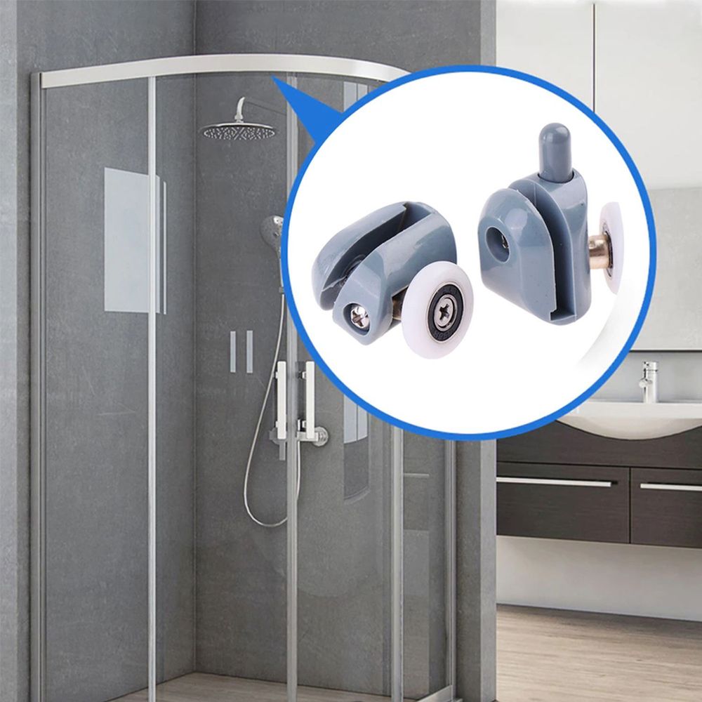 Duschtürrollen Rollen Schiebetür Dusche Ersatzteile Glastürrolle Duschkabine Rollen Set 8 Stück Rollenführung Duschtür Ersatzteile Türrollen Retoo