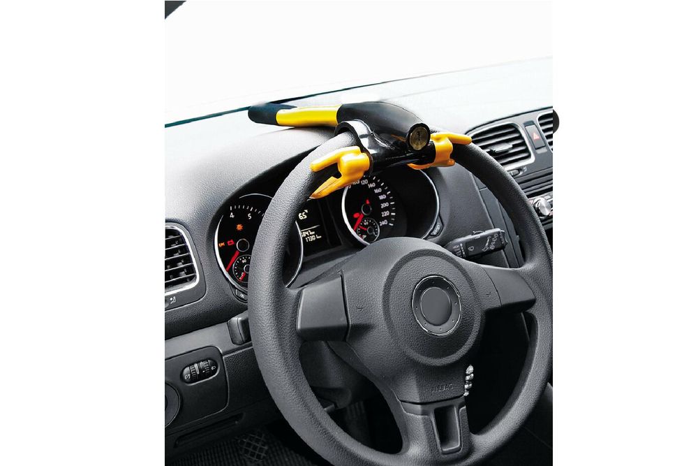 LAMPA Accessories: Zámok riadiacej páky Zanna-Lock – mechanická ochrana proti krádeži pre osobné automobily, SUV a dodávky, s automatickým zamykaním