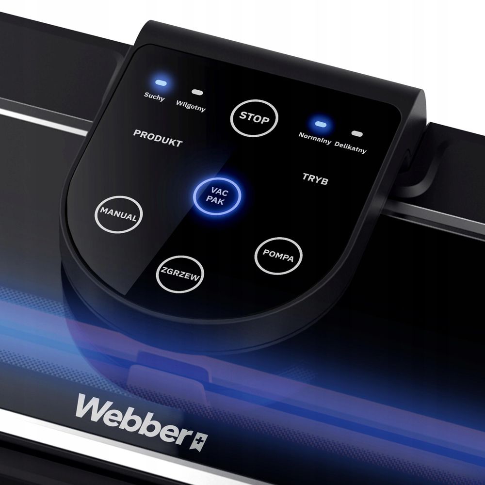 LED podsvícení a systém One Touch vakuové svářečky Webber V-217
