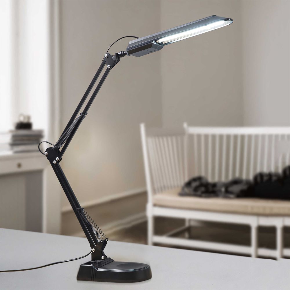 LED Schreibtischlampe Tischlampe Leselampe Arbeitsleuchte Bürolampe Schwenkbare Nachttischlampe Schreibtisch Lampe für Leser Kinder Büro 5W Retoo