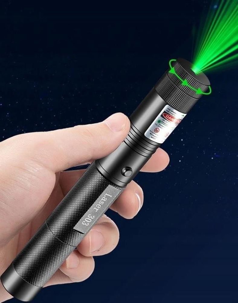 Laserpointer Mit Grünem Led-Licht, Stark, Grosse Reichweite + Verpackung