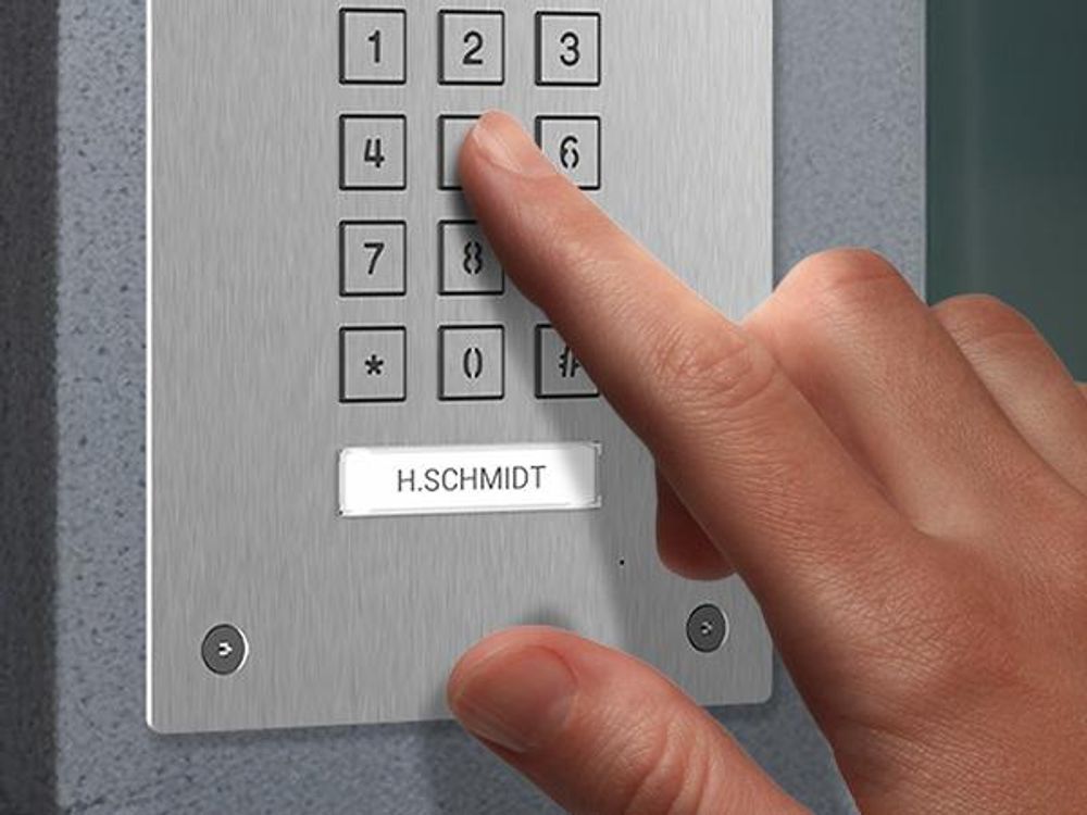 Entri LN Video Türsprechanlage, Video Türklingel, 1 Familienhaus mit 7-Zoll HD-Monitor, 2-Draht, Unterputz, Smartphone App, Video Full HD Kamera