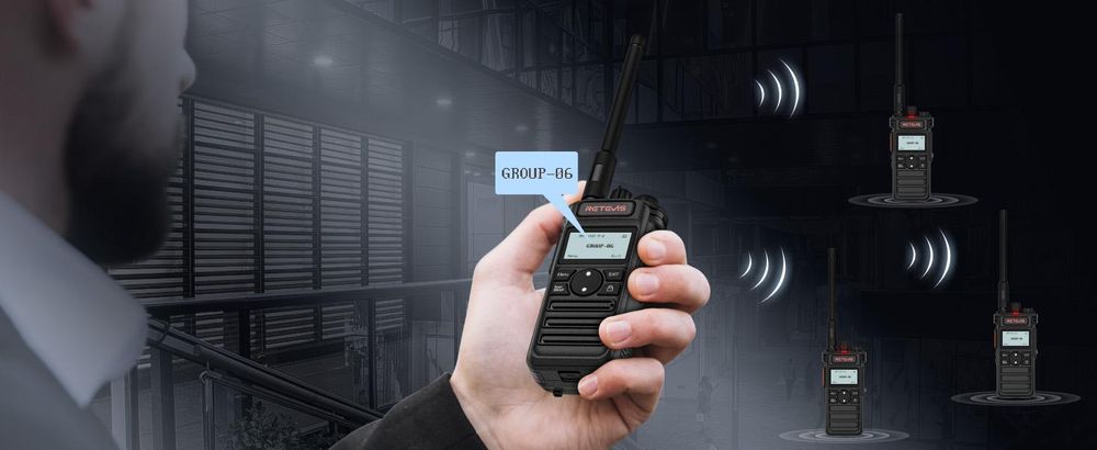 Retevis RT86S Walkie Talkies, großer Reichweite, RT86 Profi Funkgeräte Upgrade Version, Typ C, LCD, Gruppenanruf, 2600 mAh, Handfunkgeräte, Sicherheit
