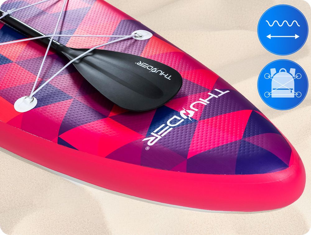 Thunder Volca Stand Up Paddle Board 320 x 75 x 15 cm Rose 150 kg