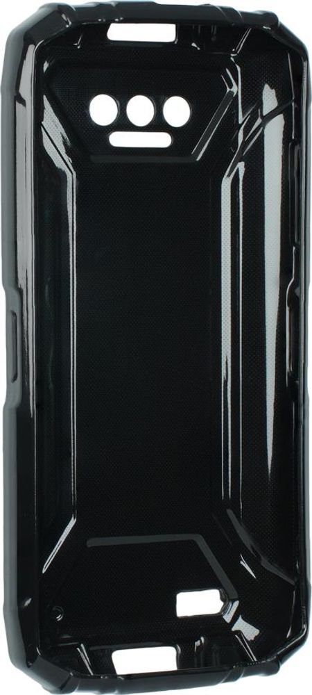 caseroxx Schutz-Hülle TPU-Hülle kompatibel mit Doogee S41 / S41T / S41 Pro / S41 Plus, Gummi Handy Tasche schwarz – Detailansicht